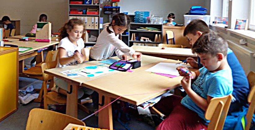 Der Unterricht an der Albert Schweitzer Ganztags-Grundschule Wedel ist offen und individualisiert angelegt.